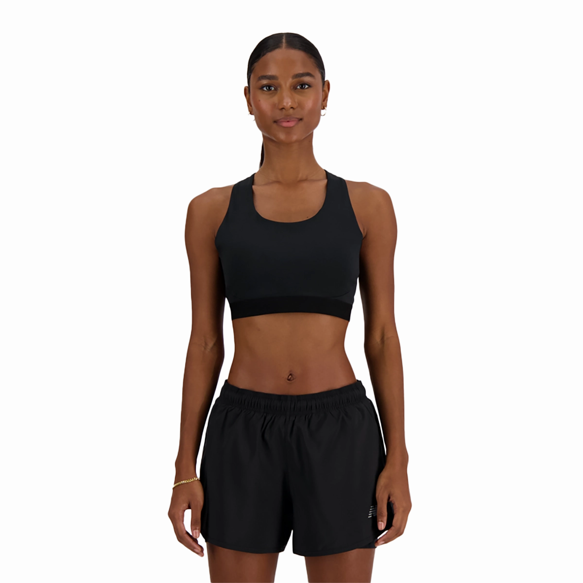 New Balance Sleek Medium Support Pocket Sports Bra new balance assorted sneakers wide color range