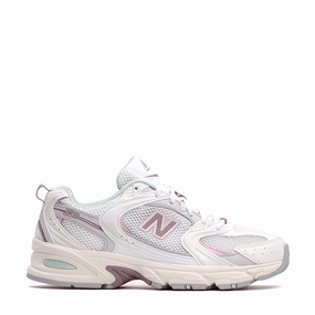 New Balance Unisex 530 Sea Salt Ice Wine U530NEB New Balance classic shoe silhouettes