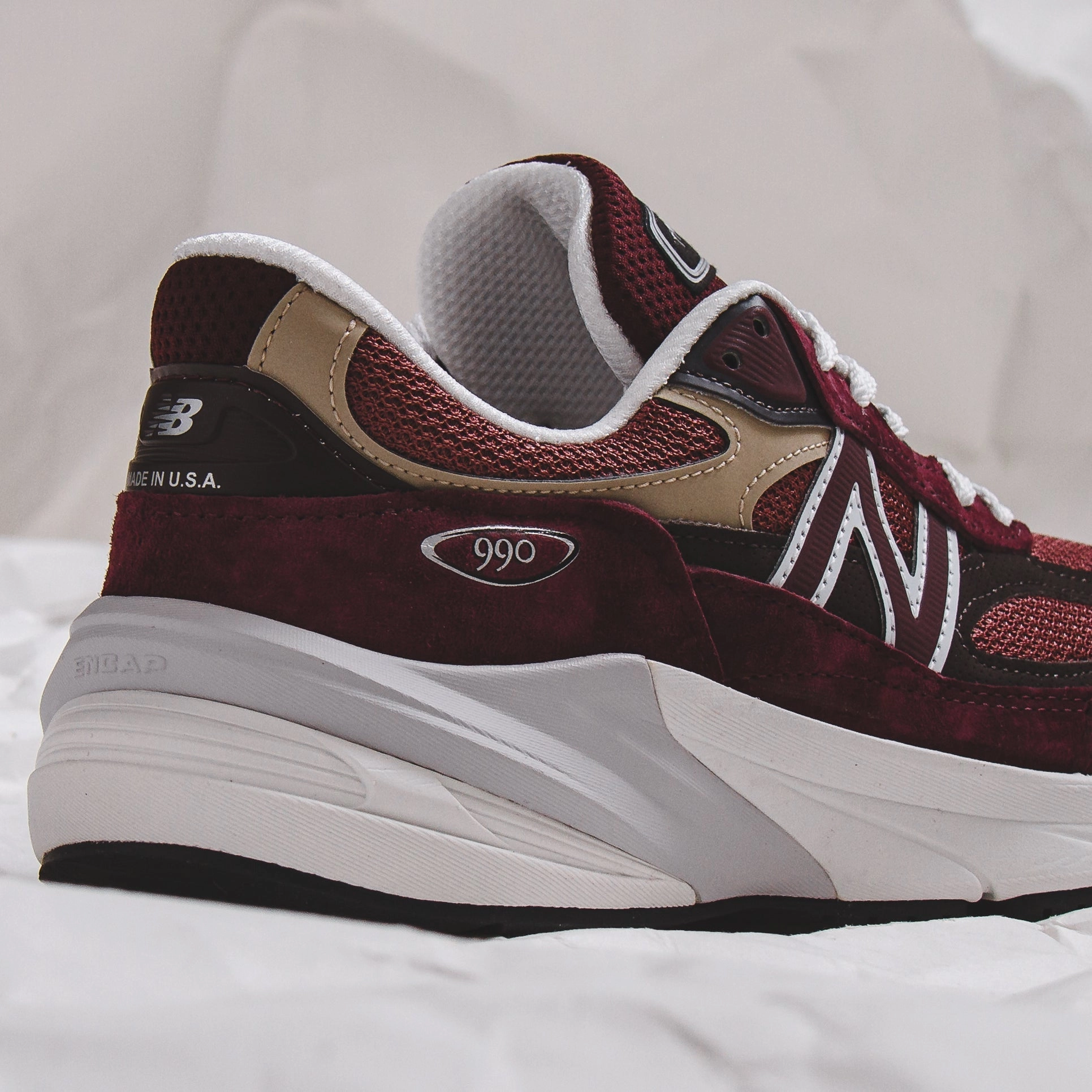 New Balance Unisex 990v6 Burgundy Made In USA U990BT6 classic New Balance pictures