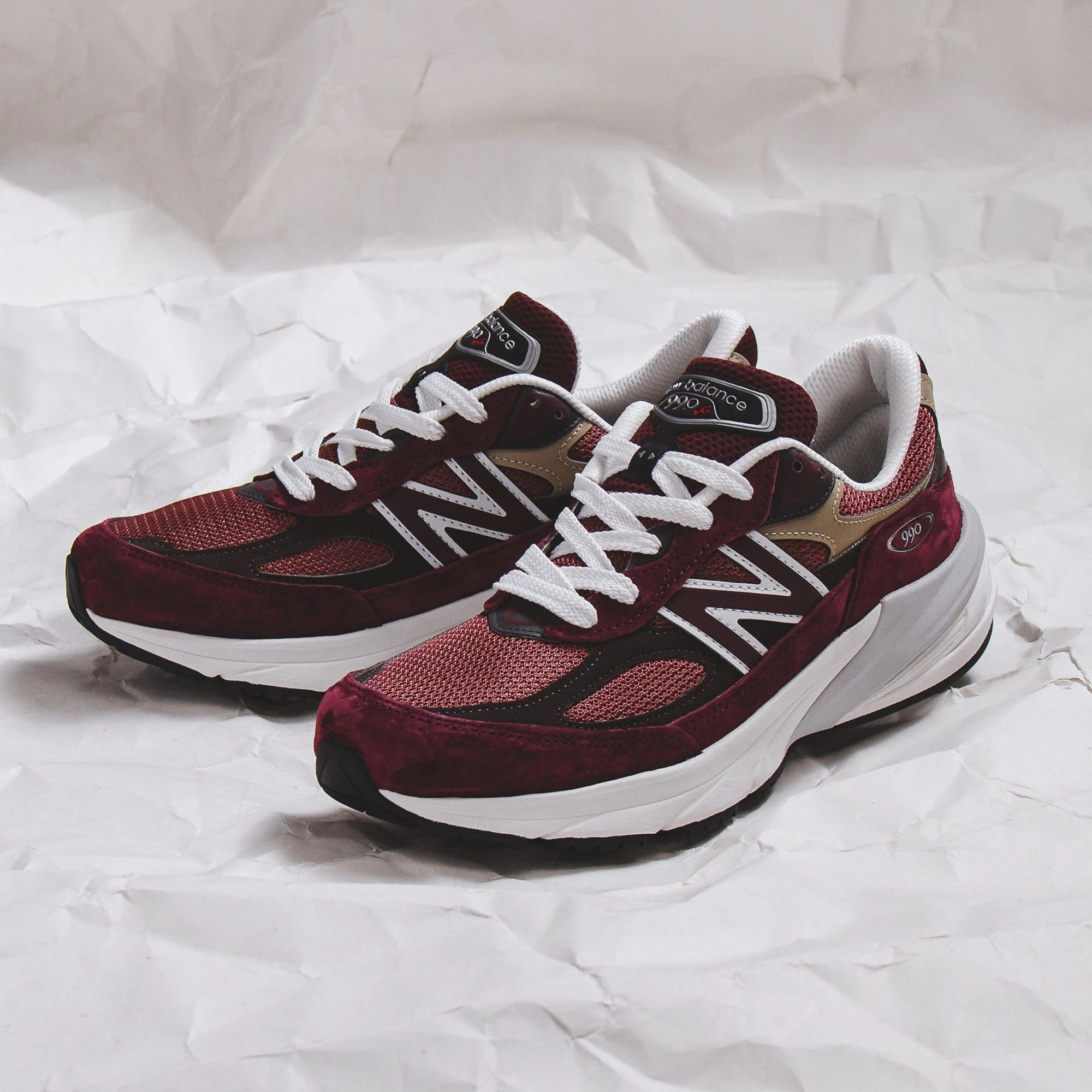 New Balance Unisex 990v6 Burgundy Made In USA U990BT6 classic New Balance pictures