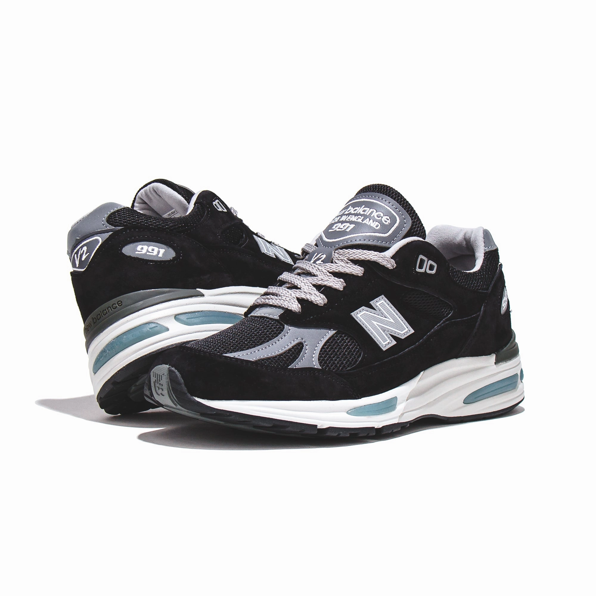 New Balance Unisex 991v2 Black Made In UK U991BK2 classic New Balance pictures