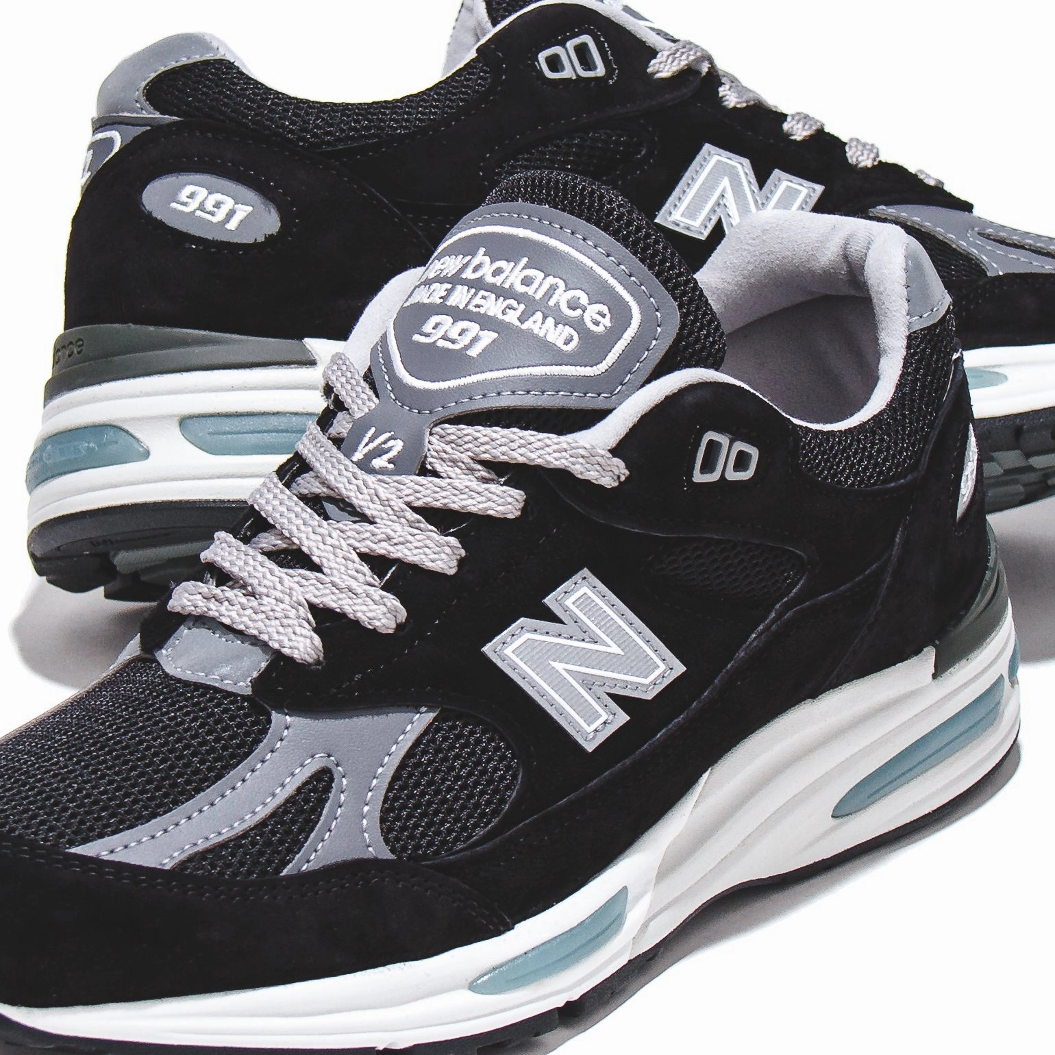New Balance Unisex 991v2 Black Made In UK U991BK2 classic New Balance pictures
