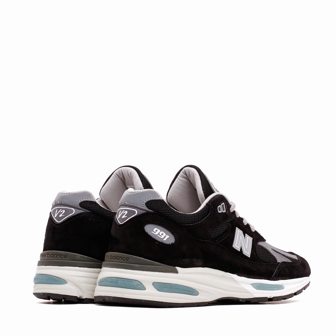 New Balance Unisex 991v2 Black Made In UK U991BK2 classic New Balance pictures