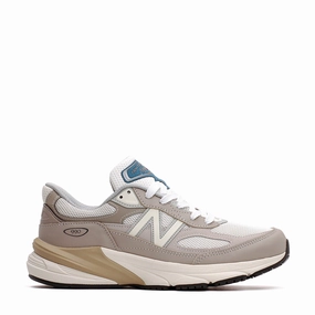 New Balance Unisex Made in USA 990v6 Light Mushroom U990MM6 New Balance classic shoe silhouettes