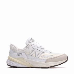 New Balance Unisex Made in USA 990v6 White Sea Salt U990GB6 New Balance classic shoe silhouettes