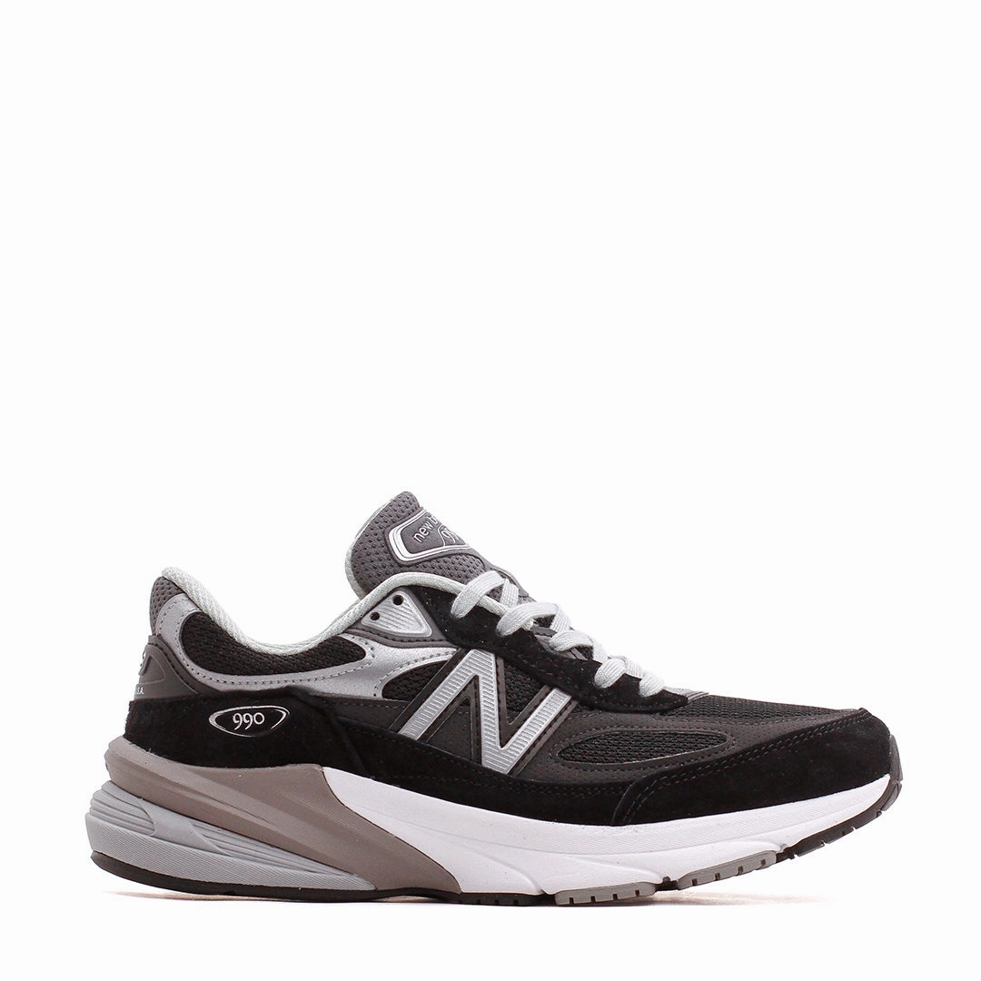 New Balance Women 990v6 Black Made In USA W990BK6 New Balance classic shoe silhouettes