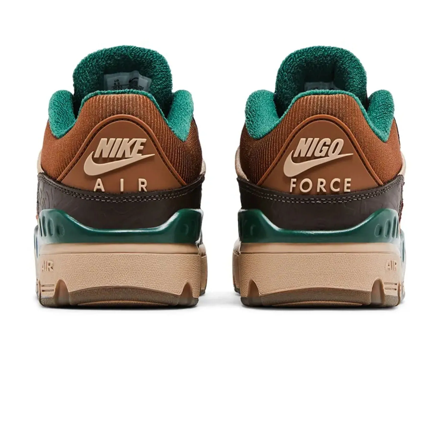 Nigo x Nike Air Force 3 Low 'Baroque Brown Fir' Nike Air Force 1 low-top sneakers