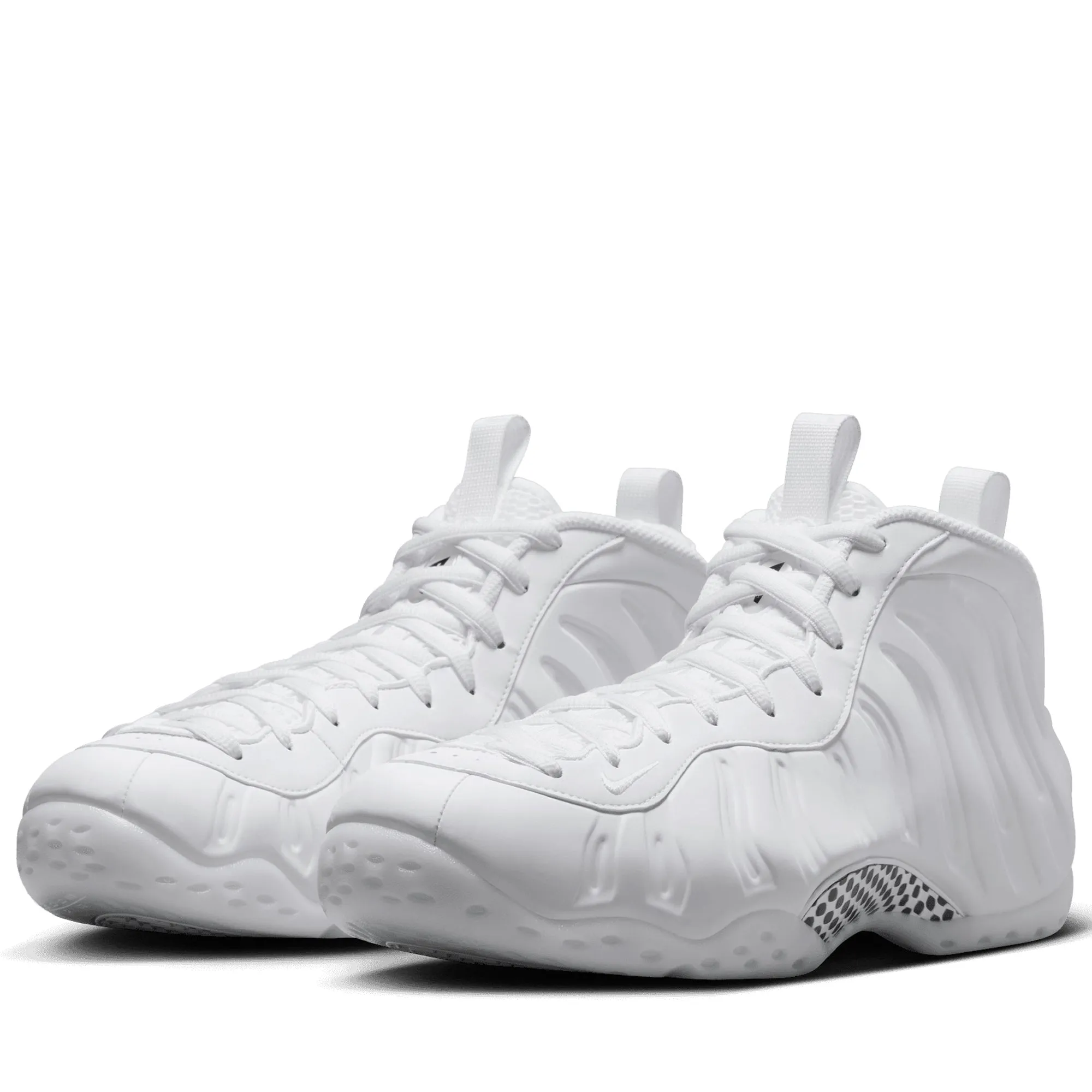 Nike Air Foamposite One - White Nike signature shoe looks
