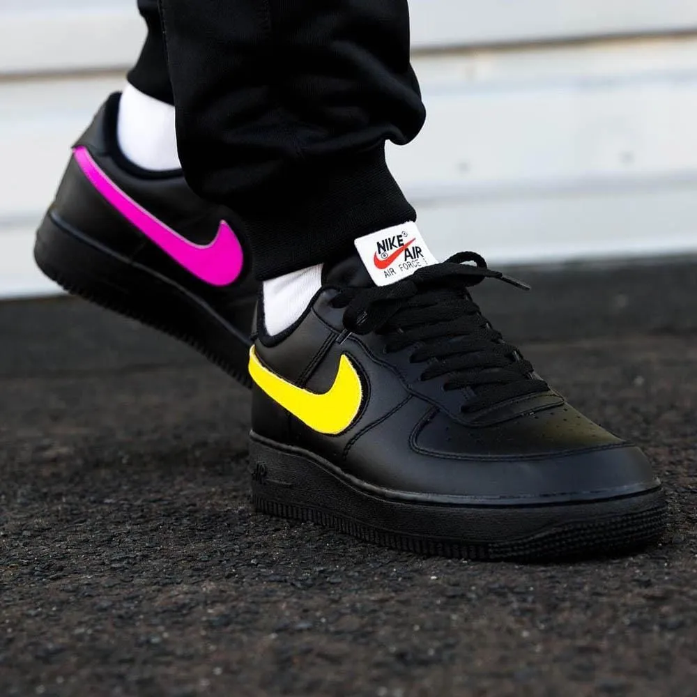 Nike Air Force 1 07 QS Velcro Black Swoosh Pack Nike Air Force 1 low-top sneakers