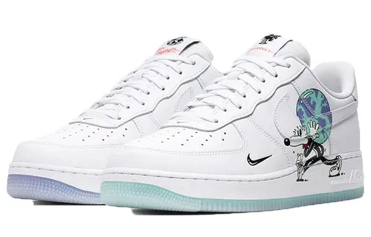 Nike Air Force 1 Flyleather Steve Harrington Earth Day (2019) (CI5545-100) nike air force 1 classic basketball sneakers