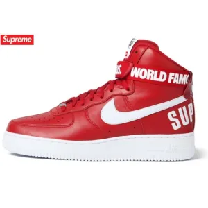 Nike Air Force 1 High Supreme SP Red Nike Air Force 1 timeless sneakers for any outfit