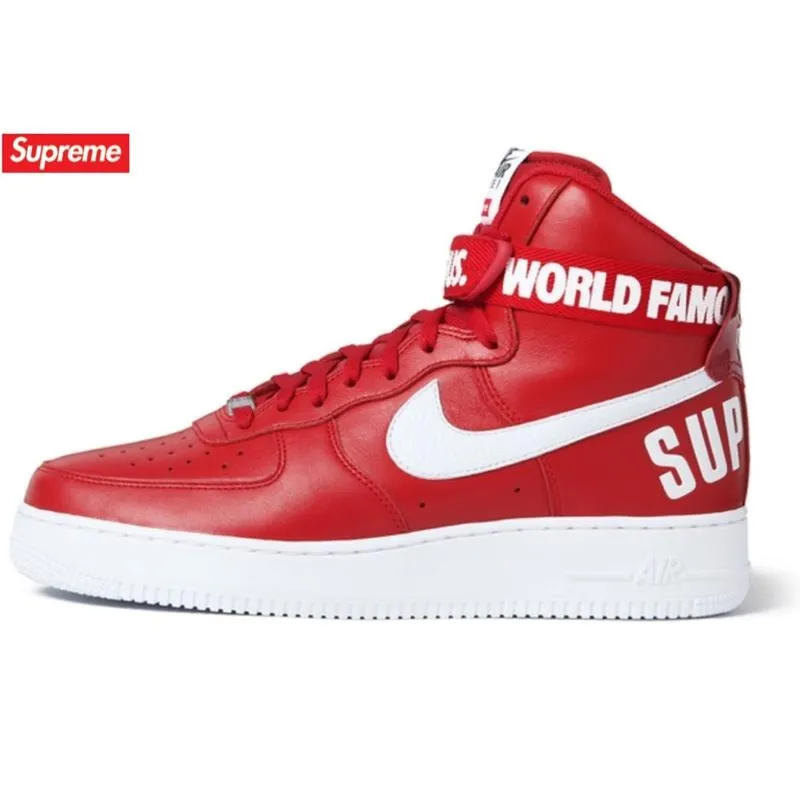 Nike Air Force 1 High Supreme SP Red Nike Air Force 1 timeless sneakers for any outfit