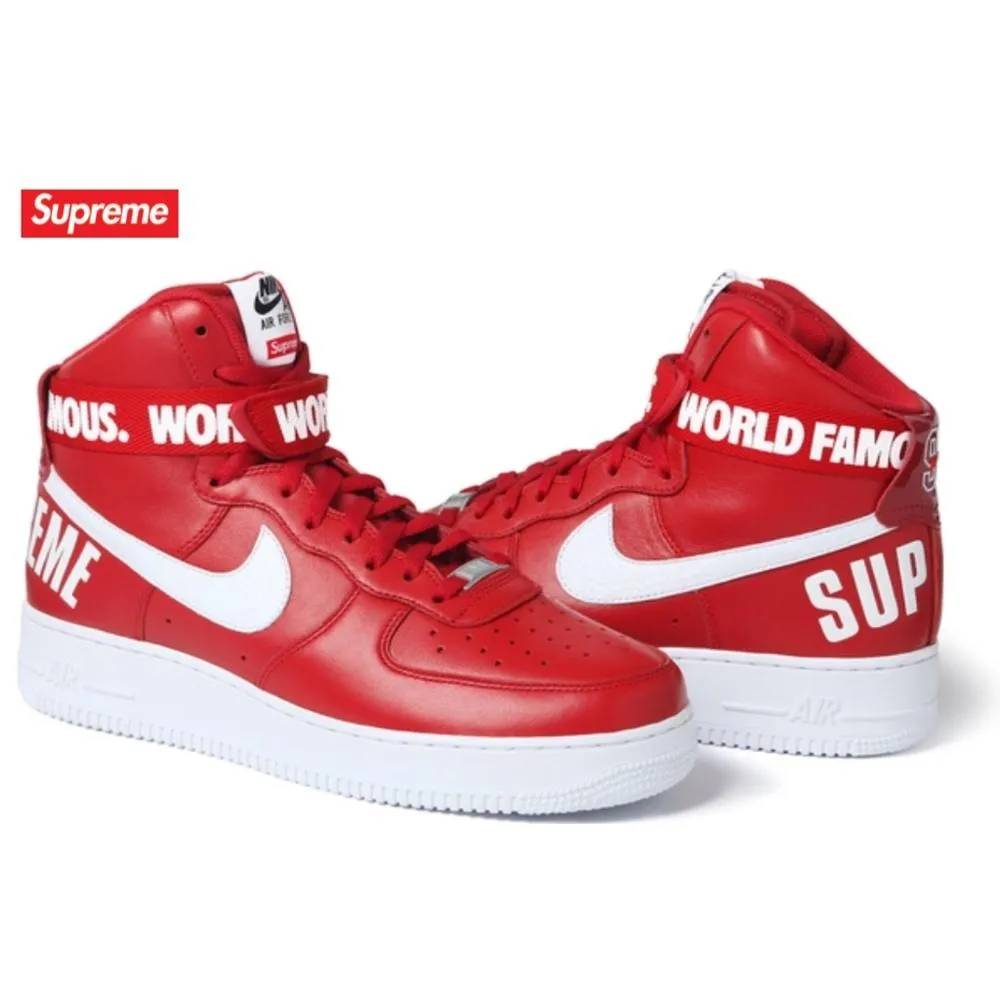 Nike Air Force 1 High Supreme SP Red Nike Air Force 1 low-top sneakers