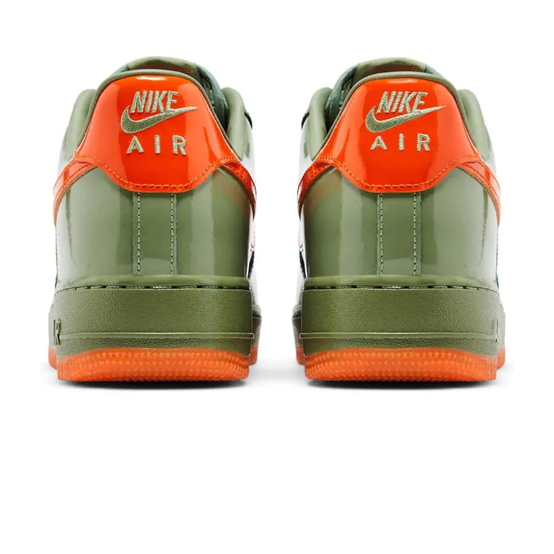 Nike Air Force 1 Low '07 Premium 'Oil Green Safety Orange' Nike Air Force 1 low-top sneakers