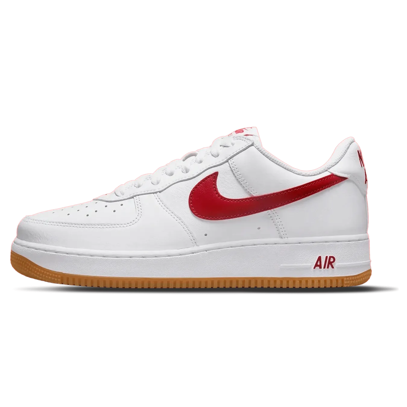 Nike Air Force 1 Low 'Colour of the Month - White University Red' Nike Air Force 1 timeless sneakers for any outfit