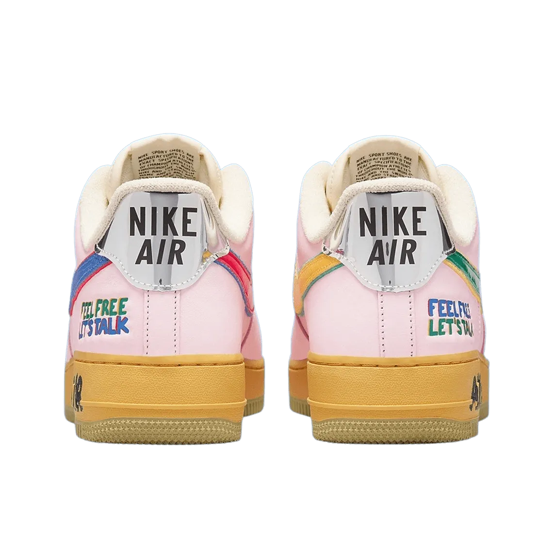 Nike Air Force 1 Low 'Feel Free, Let's Talk' Nike Air Force 1 low-top sneakers