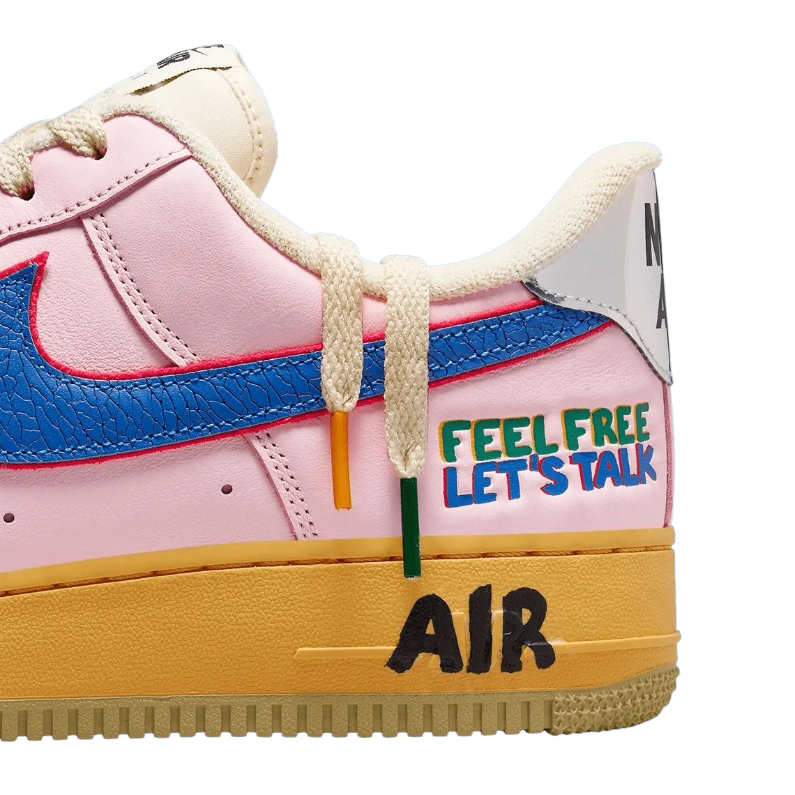 Nike Air Force 1 Low 'Feel Free, Let's Talk' Nike Air Force 1 low-top sneakers