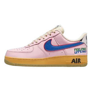 Nike Air Force 1 Low 'Feel Free, Let's Talk' Nike Air Force 1 timeless sneakers for any outfit