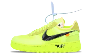 Nike Air Force 1 Low x OFF-WHITE Volt 2018 (AO4606-700) Men's Size 4-11 nike air force 1 classic basketball sneakers