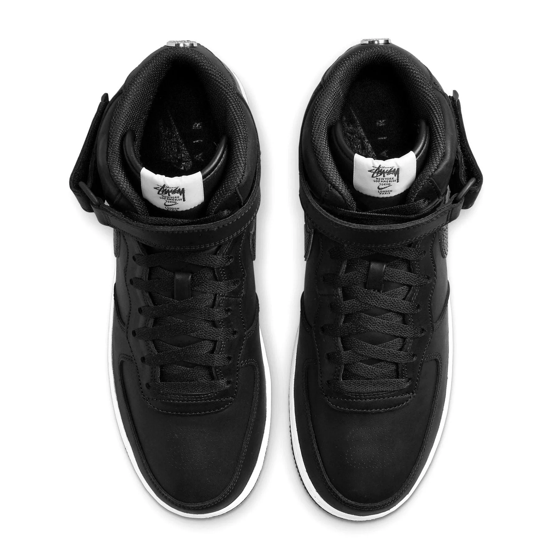 Nike Air Force 1 Mid Stussy 'Black White' Nike Air Force 1 low-top sneakers
