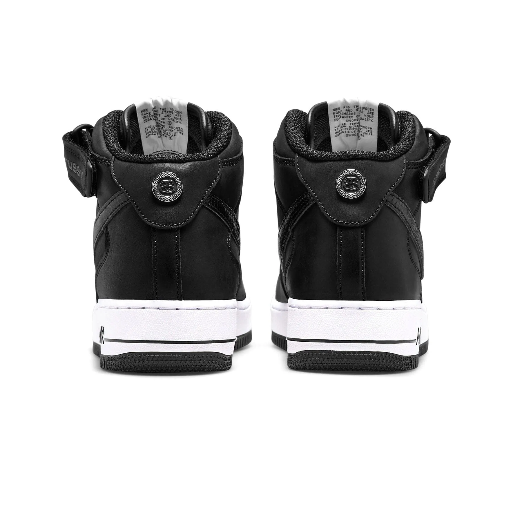 Nike Air Force 1 Mid Stussy 'Black White' Nike Air Force 1 low-top sneakers