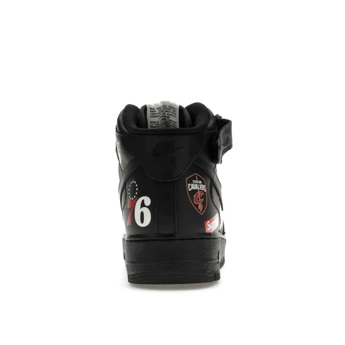 Nike Air Force 1 Mid Supreme NBA Black Nike Air Force 1 classic shoes