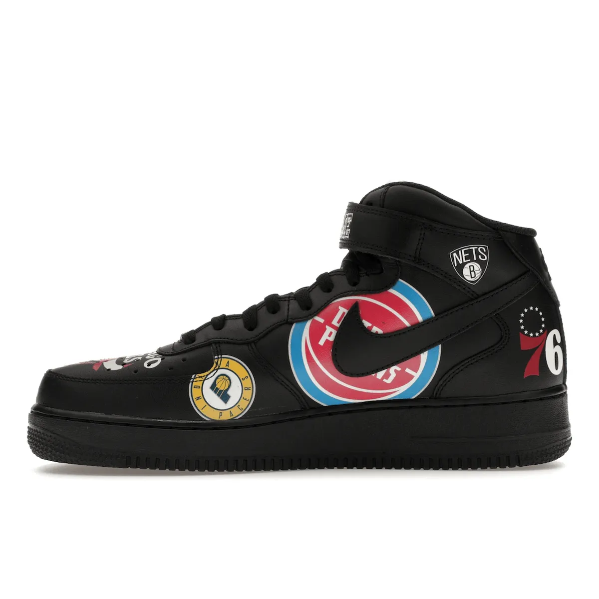 Nike Air Force 1 Mid Supreme NBA Black Nike Air Force 1 classic shoes