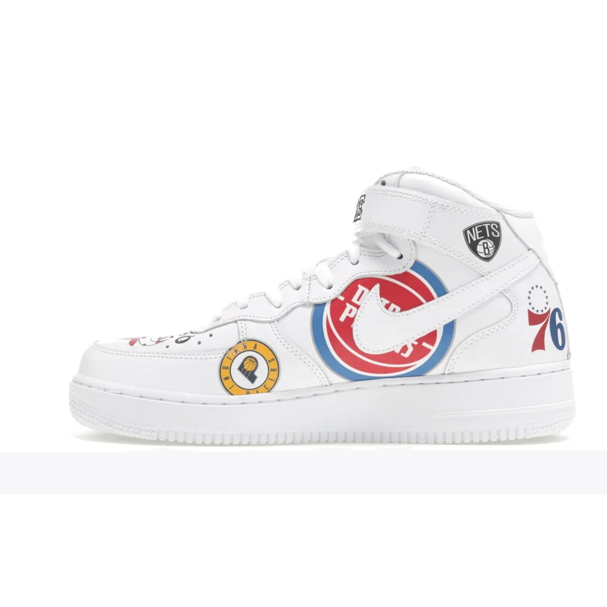Nike Air Force 1 Mid Supreme NBA White Nike Air Force 1 classic shoes