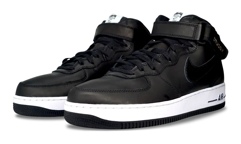 nike Air Force 1 Mid x Stussy Black Snakeskin 2022 (DJ7840-001) Size 5-14 Nike Air Max 95