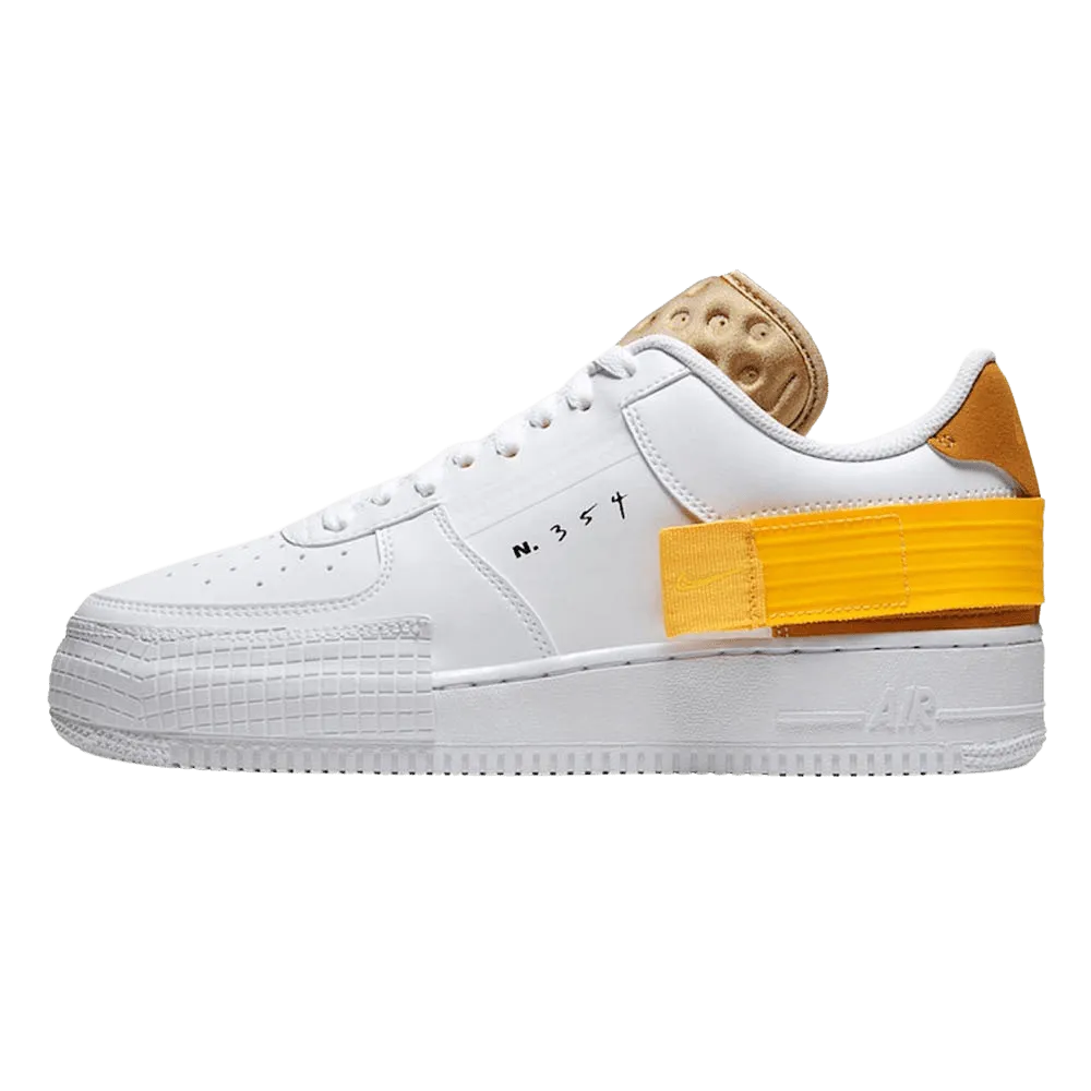 Nike Air Force 1 Type White Gold Nike Air Force 1 timeless sneakers for any outfit