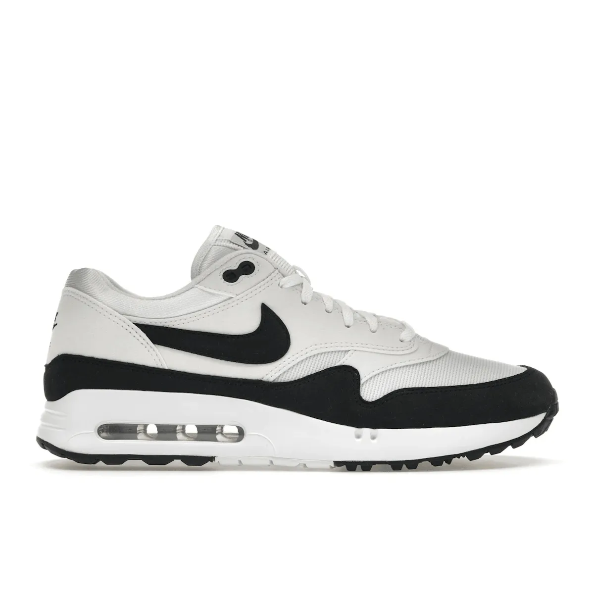 Nike Air Max 1 '86 AND Golf White Black Nike Air Max casual shoes with visible air tech