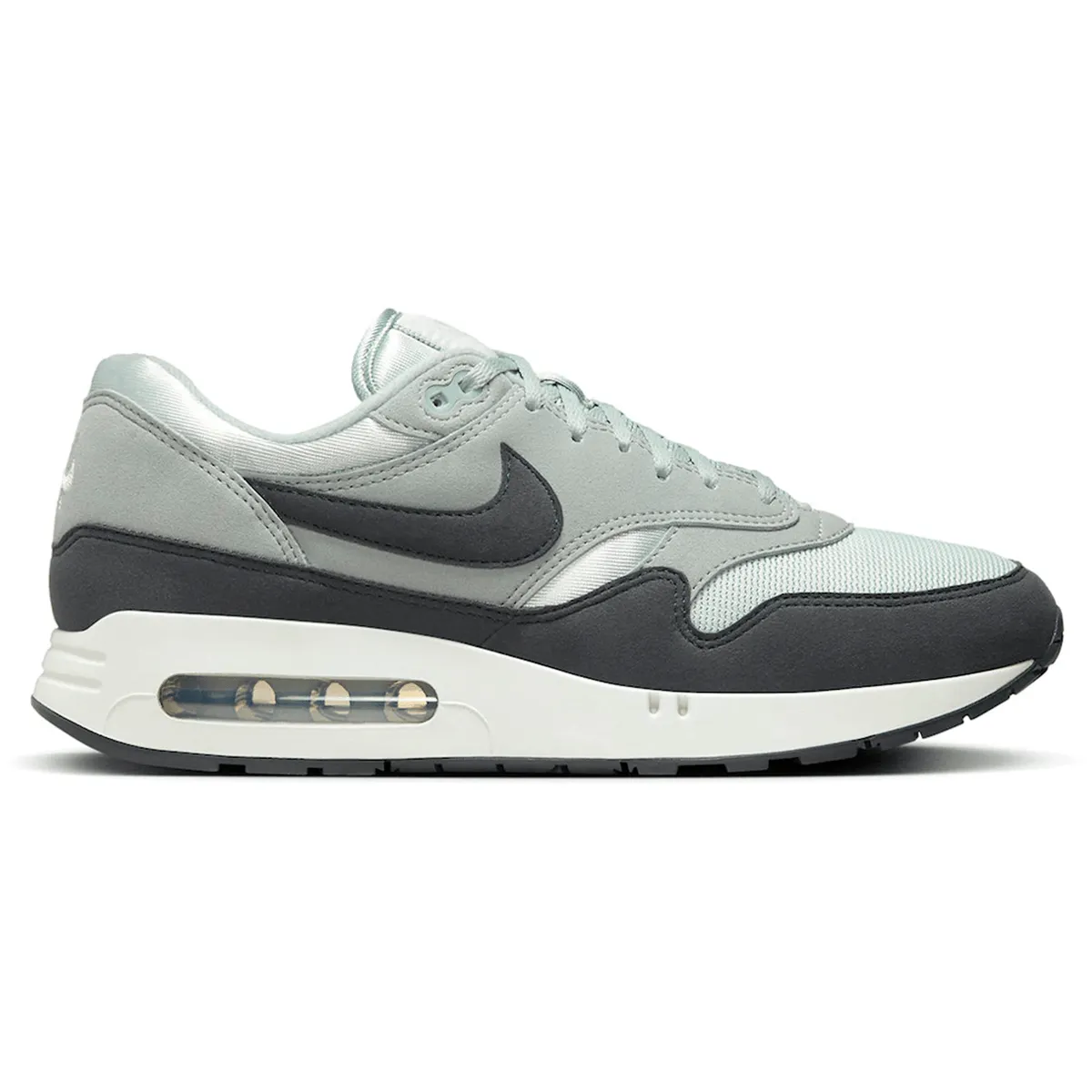 Nike Air Max 1 '86 Big Bubble Light Silver Nike Air Max casual shoes with visible air tech