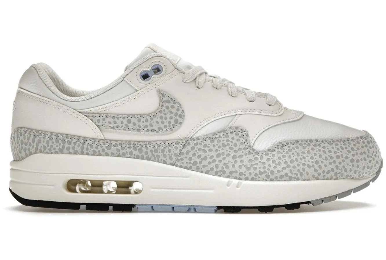Nike Air Max 1 '87 Safari Summit White Phantom Nike Air Max casual shoes with visible air tech