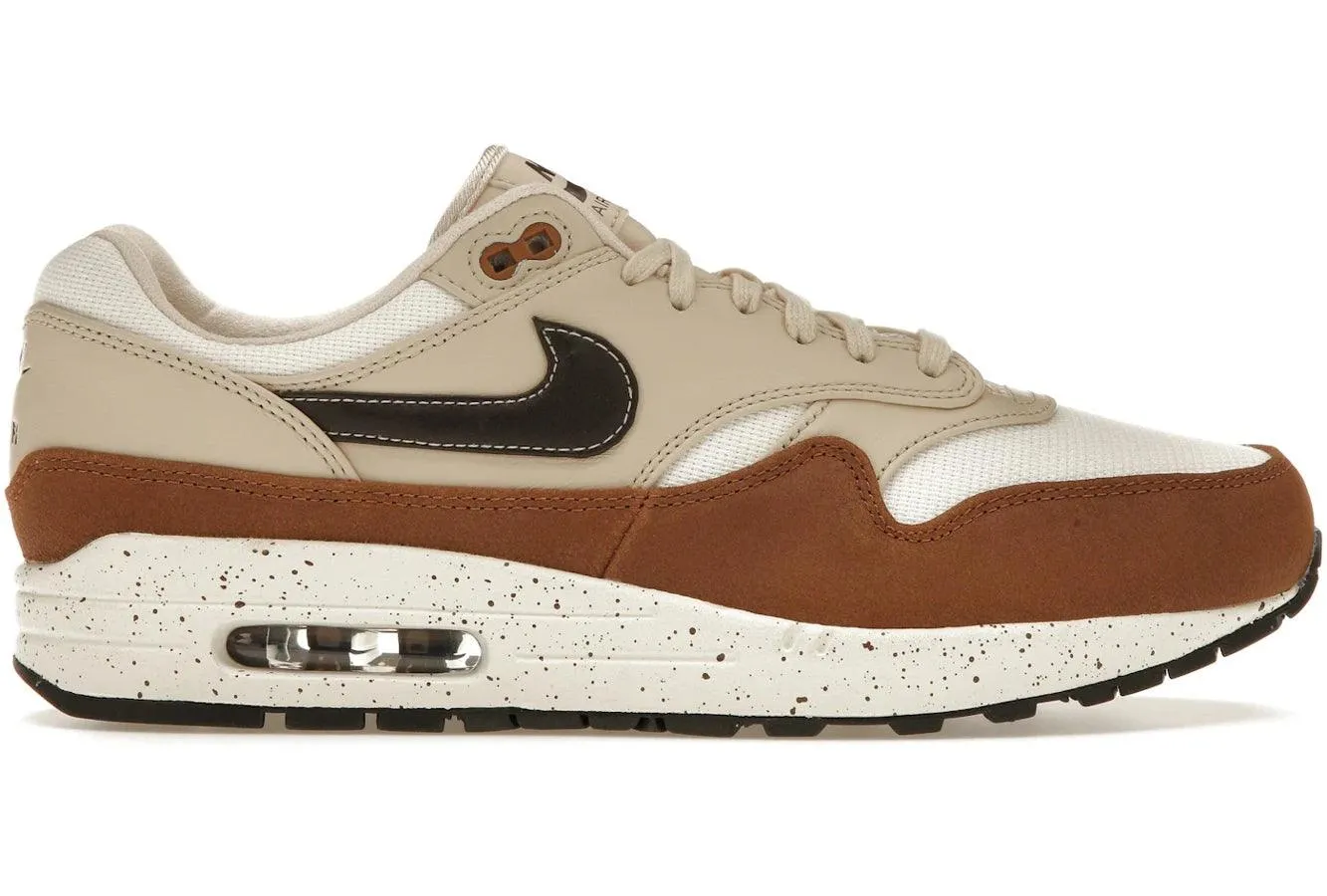 Nike Air Max 1 '87 Velvet Brown Nike Air Max casual shoes with visible air tech