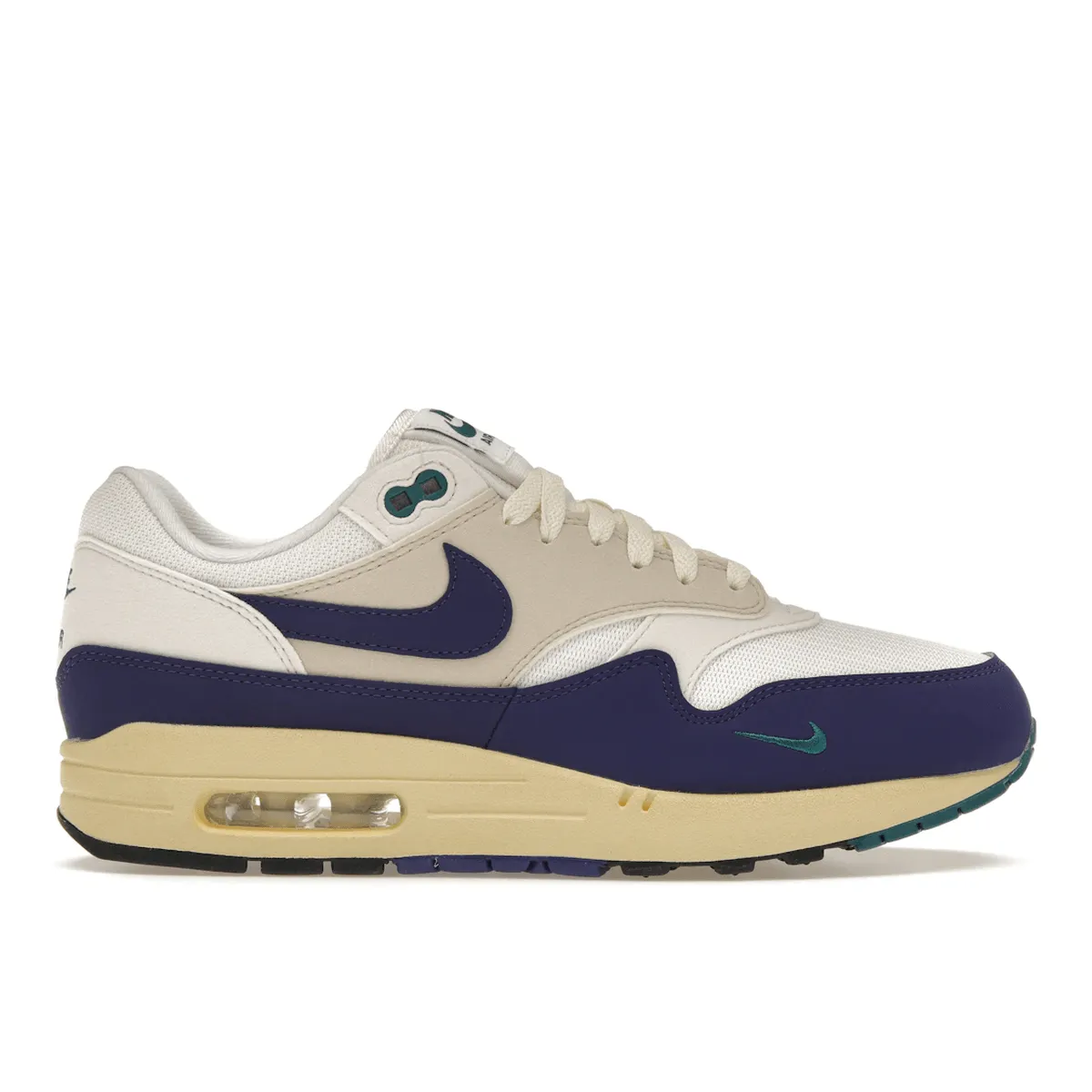 Nike Air Max 1 Athletic Department Deep Royal Blue Nike Air Max casual shoes with visible air tech