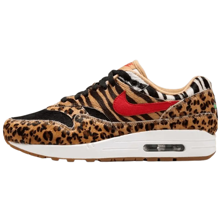 Nike Air Max 1 DLX x Atmos Animal Pack 2018 Nike Air Max sneakers with air cushioning design