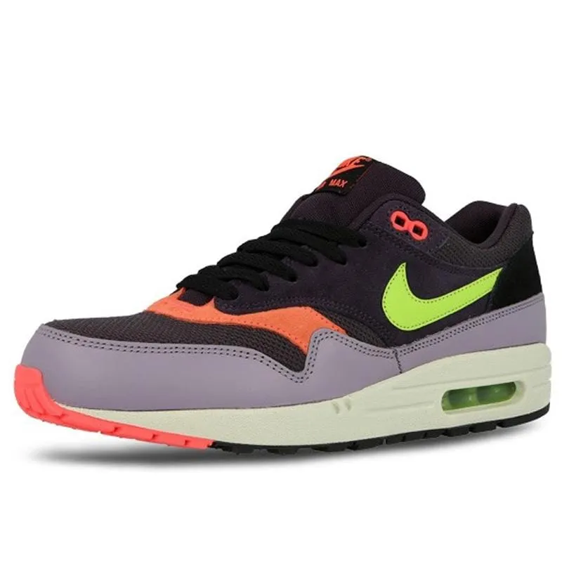 Nike Air Max 1 Essential 'Cave Purple-Force Green - Purple Steel' Nike Air Max cushioned sneakers