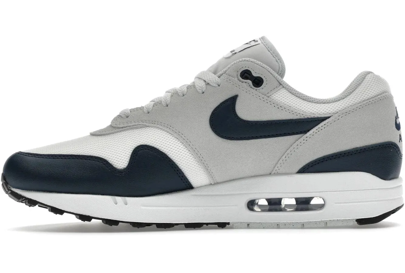 Nike Air Max 1 Essential Summit White Armory Navy Nike Air Max casual shoes