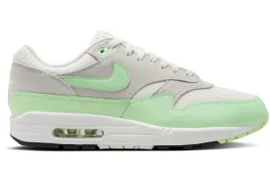 Nike Air Max 1 Essential Summit White Photon Dust Vapor Green Nike Air Max casual shoes with visible air tech