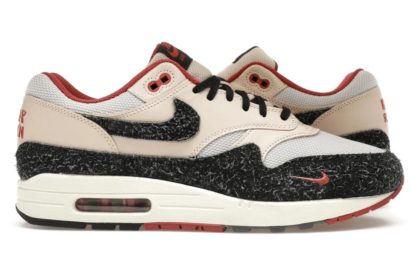 Nike Air Max 1 Keep Rippin Stop Slippin 2.0 Nike Air Max casual shoes with visible air tech