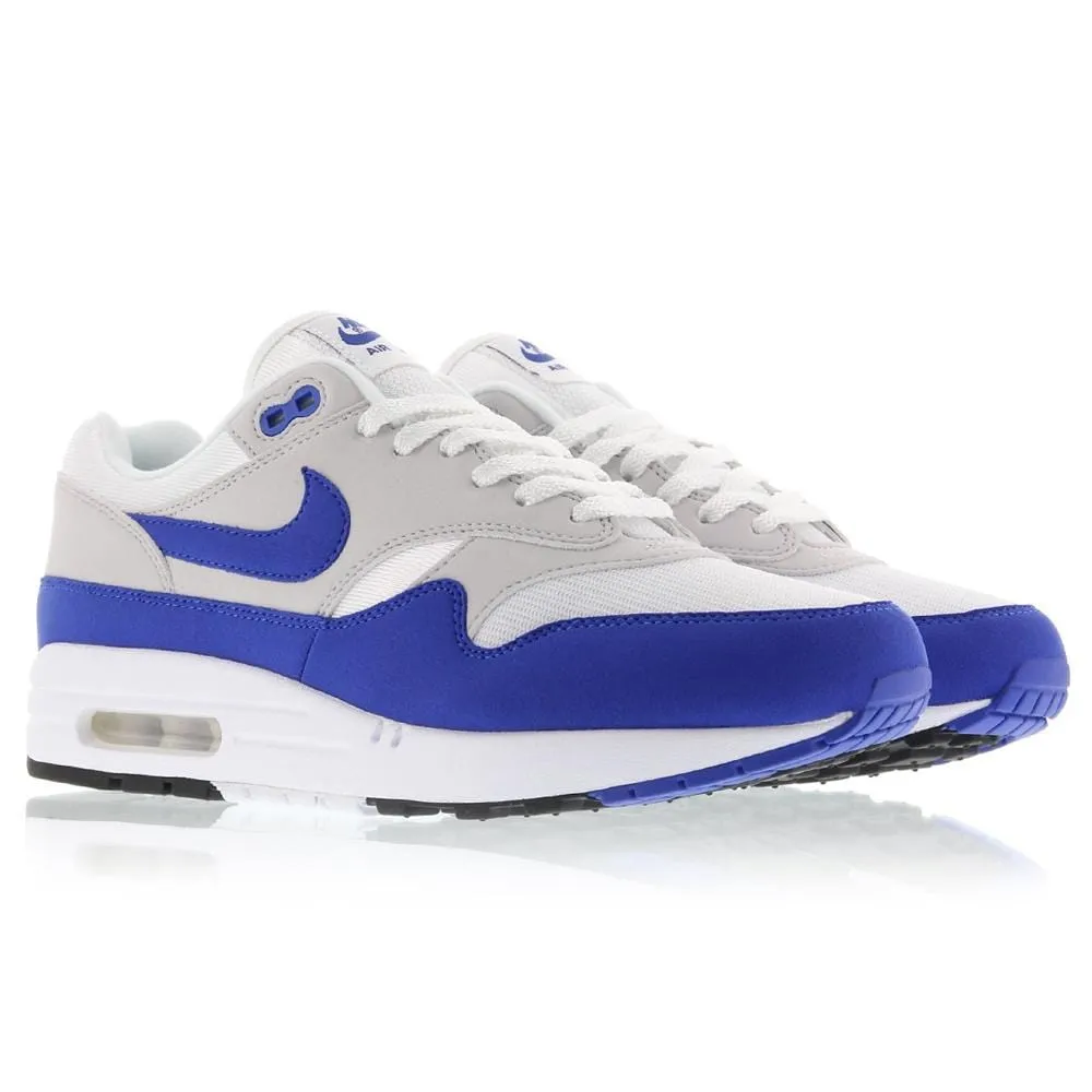 Nike Air Max 1 OG Anniversary White-Game Royal Nike Air Max cushioned sneakers