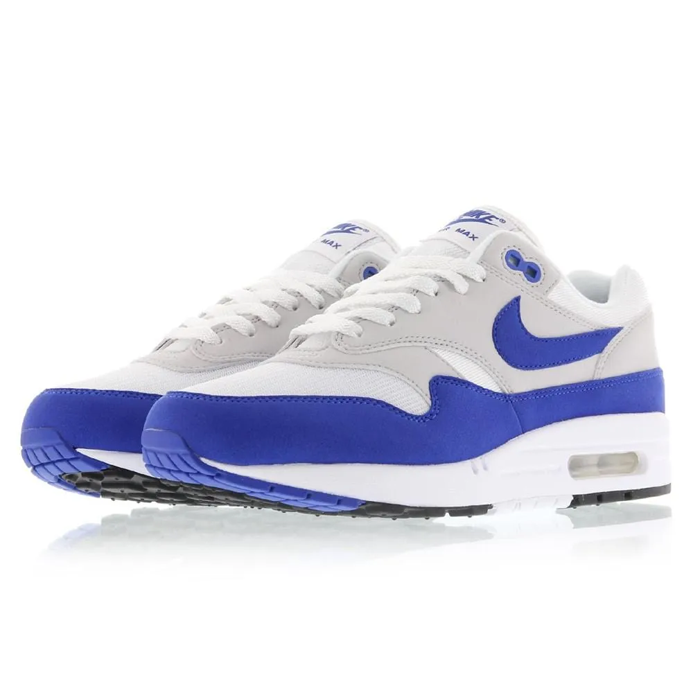 Nike Air Max 1 OG Anniversary White-Game Royal Nike Air Max cushioned sneakers