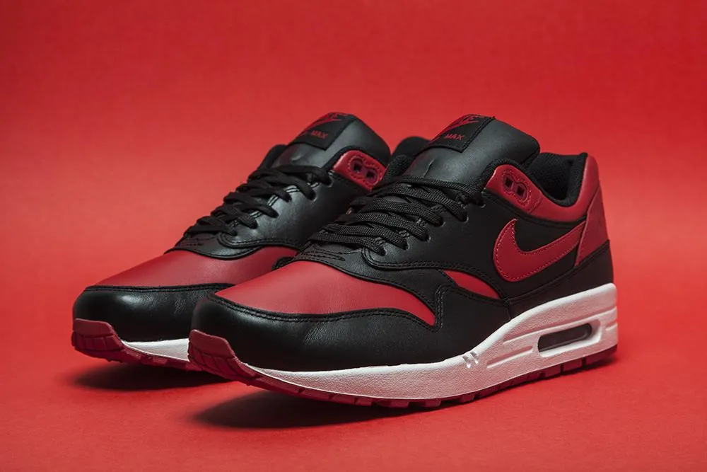 Nike Air Max 1 Premium 'Bred' Nike Air Max cushioned sneakers