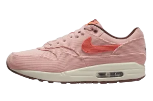 Nike Air Max 1 PRM Corduroy Coral Stardust nike air max versatile running and casual sneakers