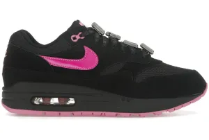 Nike Air Max 1 PRM Valentine??s Day Black Nike Air Max casual shoes with visible air tech