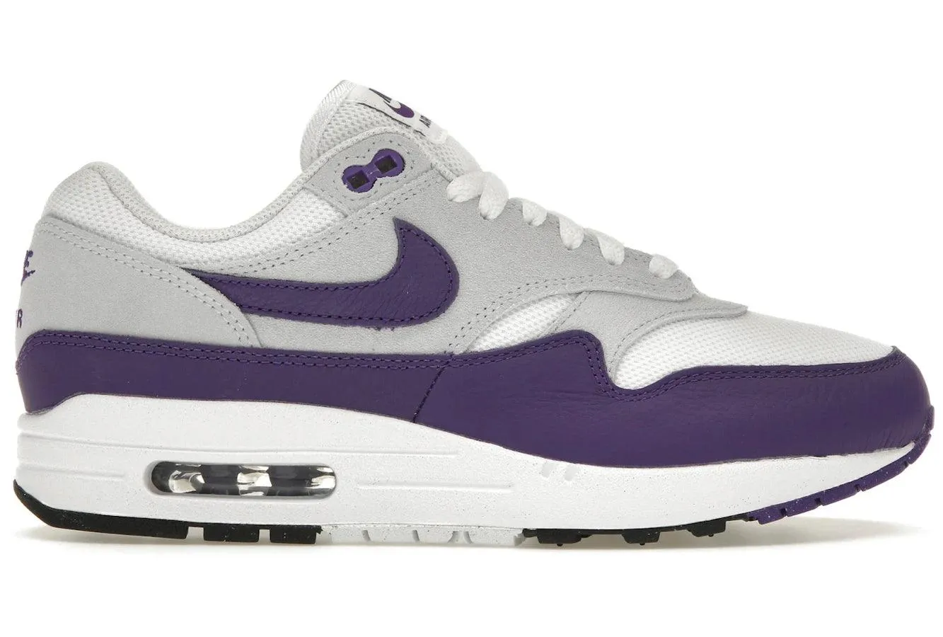 Nike Air Max 1 SC Field Purple Nike Air Max casual shoes with visible air tech