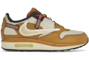 Nike Air Max 1 Travis Scott Cactus Jack Wheat Lemon Drop nike air max 90 classic design running shoes