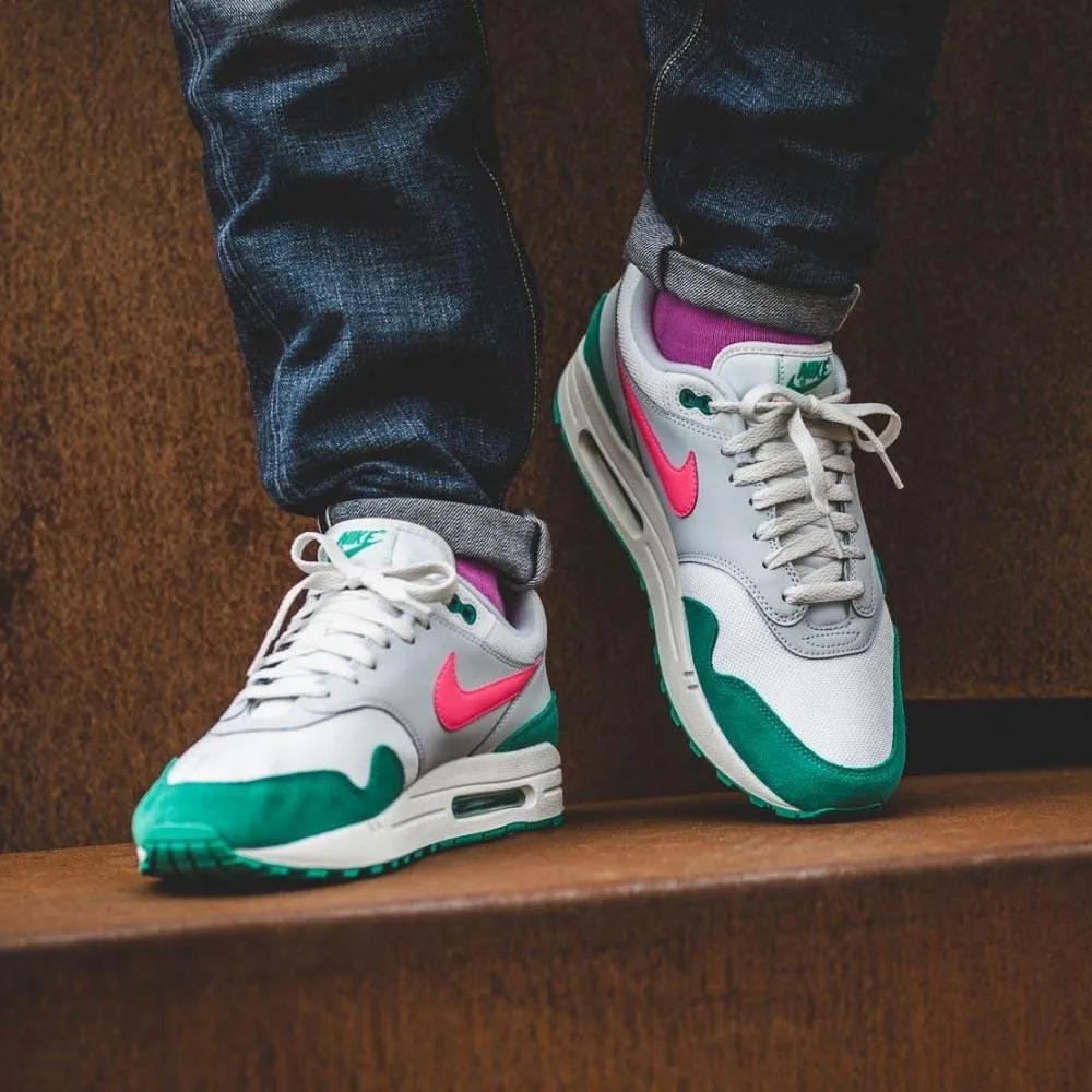 Nike Air Max 1 Watermelon - South Beach Nike Air Max cushioned sneakers