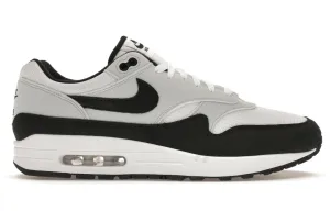Nike Air Max 1 White Black Nike Air Max casual shoes with visible air tech