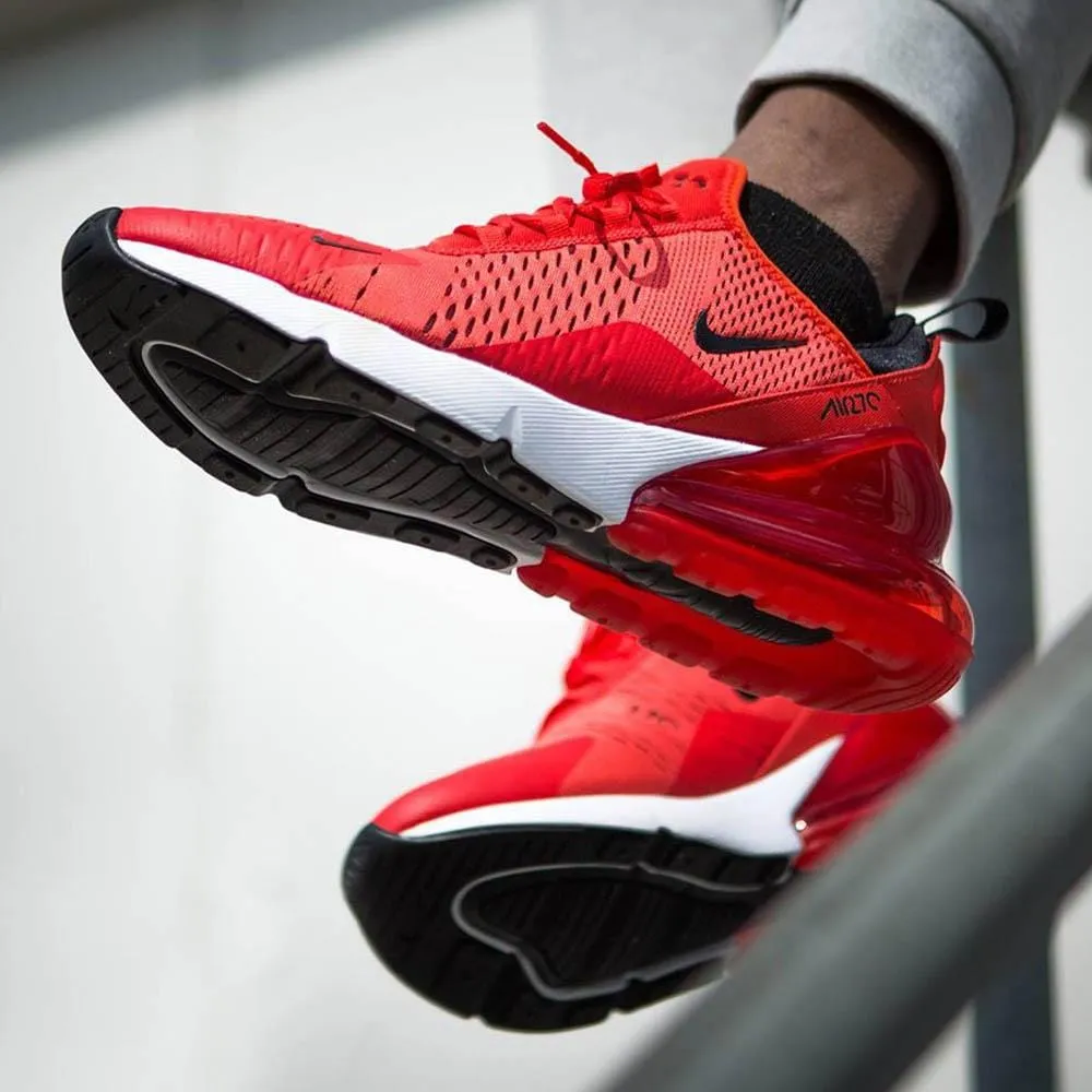 Nike Air Max 270 Habanero Red Nike Air Max cushioned sneakers